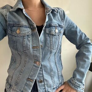 Zara denim jeans jacket xs